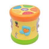 Tamborzinho Musical Dinâmico com Som e Luz