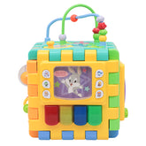 Cubo de Atividades e Aprendizagem com Som e Luz