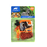 Kit Mundo Animal Safari - Peças de 3 a 6 cm