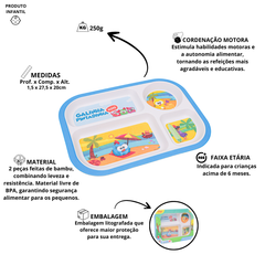 Prato Alimentação Infantil Galinha Pintadinha