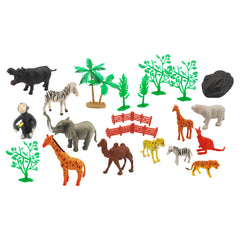 Coleção Mundo Animal Safari -  12 bichinhos + acessórios